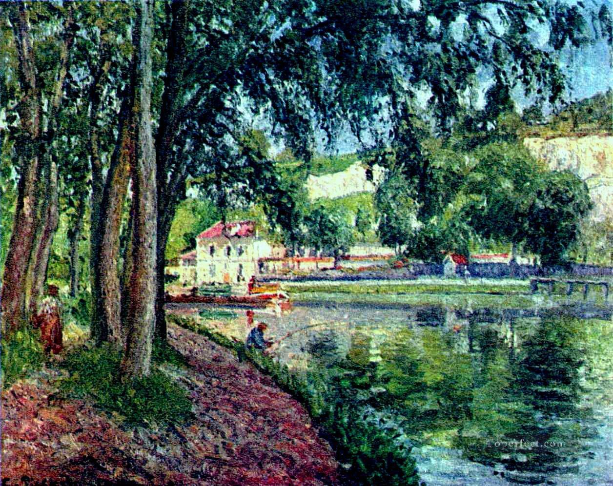 summer fishing Camille Pissarro Oil Paintings